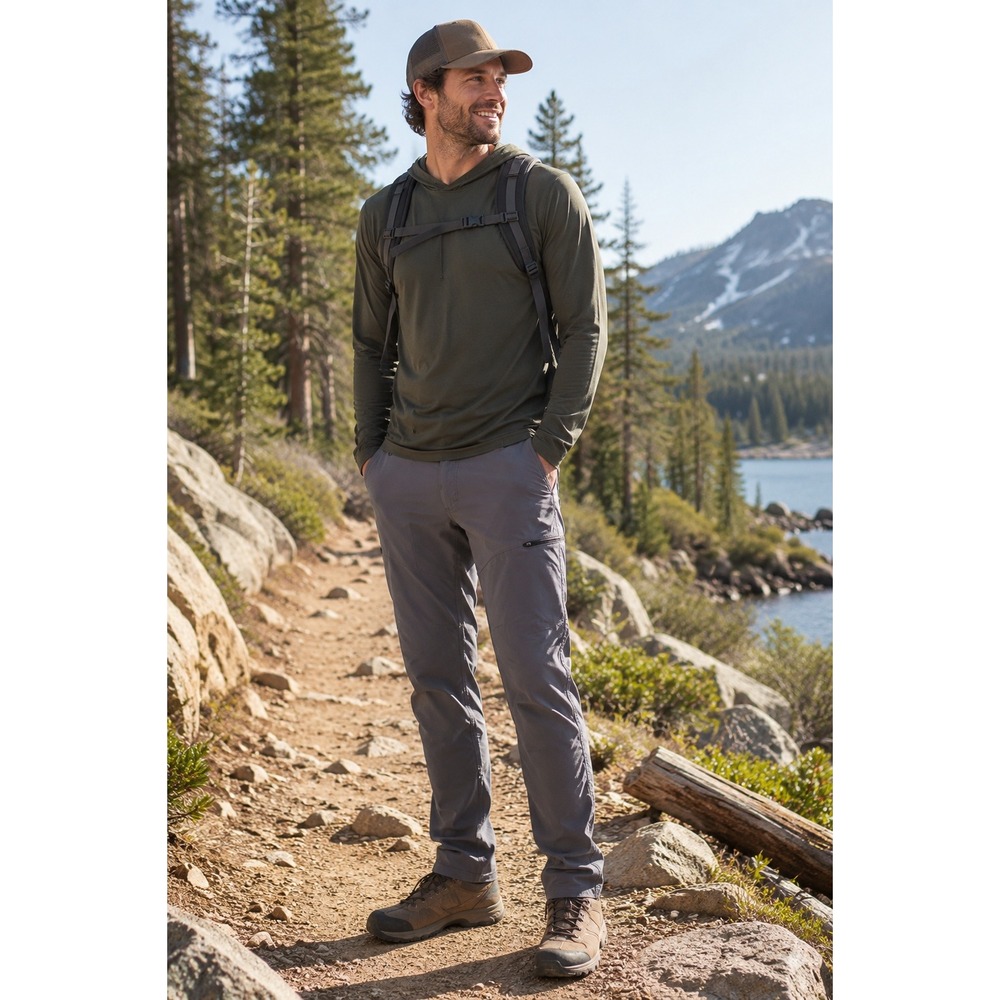 Wrangler ATG Gray Hiking Pants Gorpcore Utility Outdoor Trailโ Wear 36x30